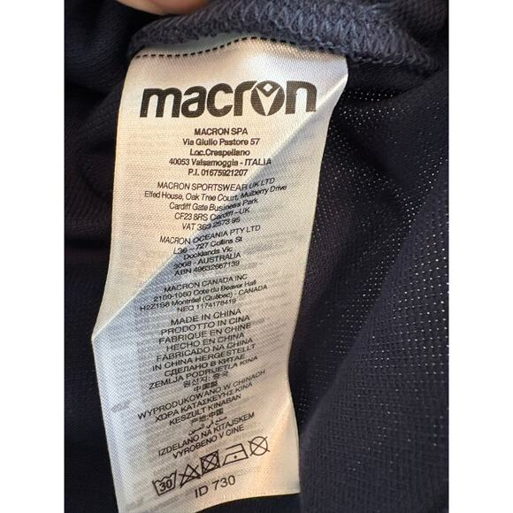 RWC 2023 Rugby World Cup Cotton Piquet Polo Shirt (Navy) - Picture 4 of 5